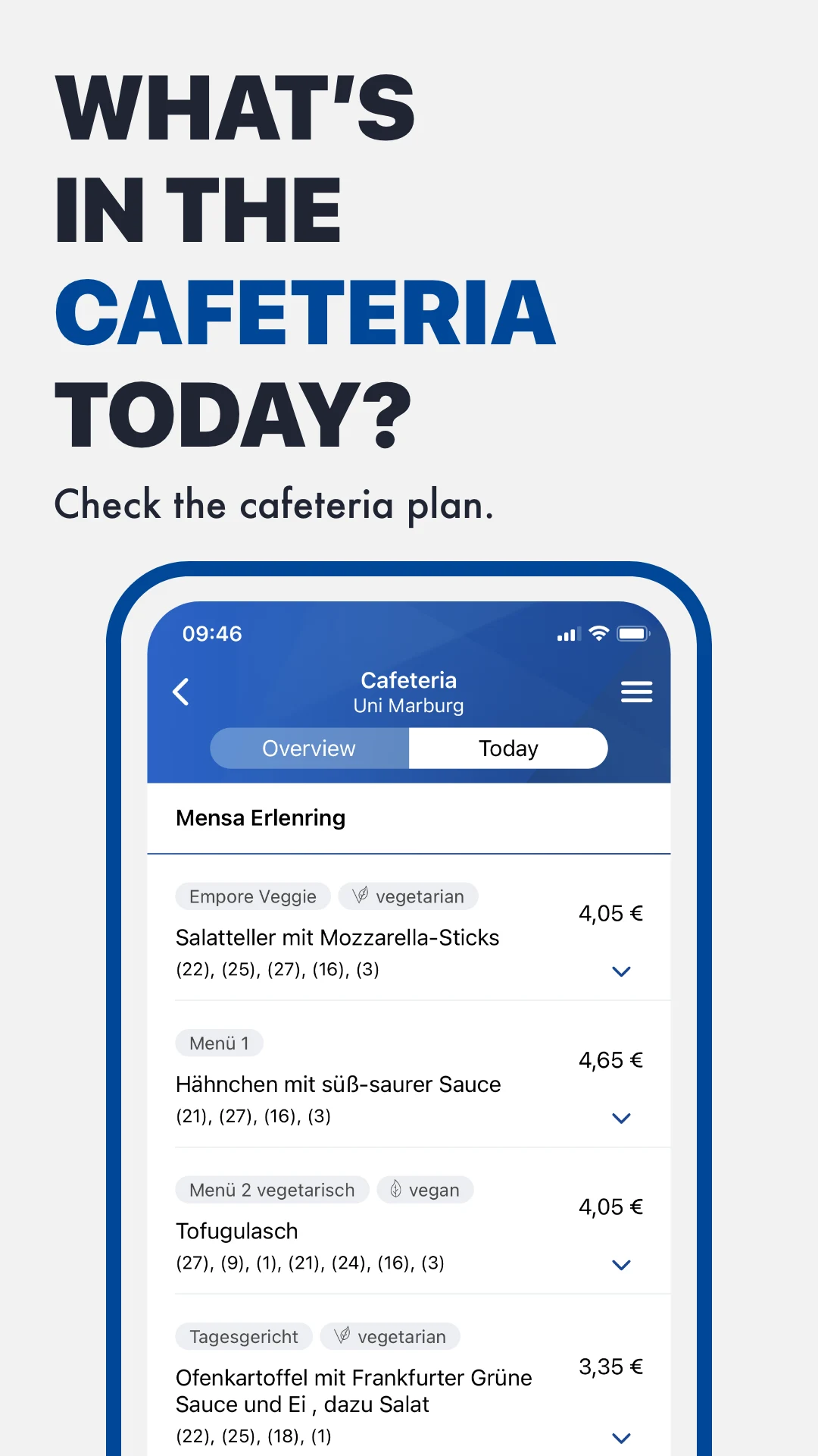 Uni Marburg screenshot